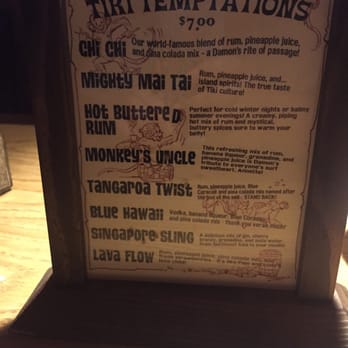Damon's Steak House - I just had the Mai Tai which was delicious! Great steaks, great drinks, all with a tiki theme. - Steakhouses Near Me - Glendale, California