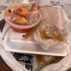 Tony's Wok - CO2 Sweet and Sour Chicken, Chicken Fried Rice, Egg Roll, tub of House Sweet Sour Sauce