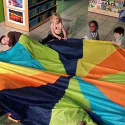 Rainbow Room Daycare - Parachute Fun!!!