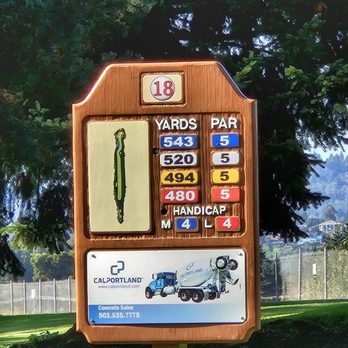 Three Rivers Golf Course - 18th - Golf Near Me - Kelso, Washington