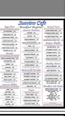 Menu photo 8 Sunview Cafe Allen, TX
