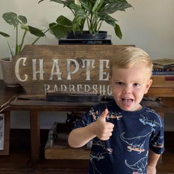 Chapter 1 Barbershop - Boys haircuts with scissors. Kids love us