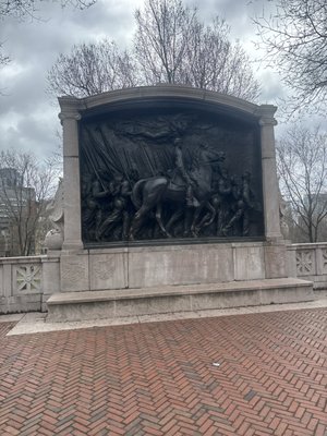 Robert Gould Shaw and the 54th Regiment Memorial by null