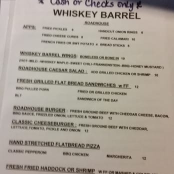Cabot Motor Inn - Menu front the whiskey barrel restaurant. - Hotels Near Me - Lancaster, New Hampshire Cabot Motor Inn - Menu front the whiskey barrel restaurant. - Hotels Near Me - Lancaster, New Hampshire
