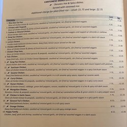 Wongs Kitchen - Menu