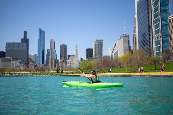 Urban Kayaks on the Lakefront by null