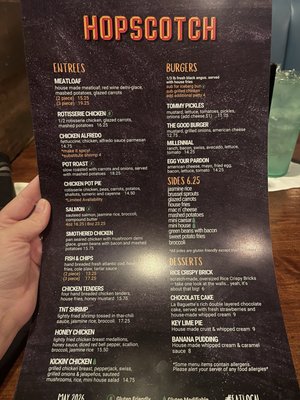Menu photo 1 Hopscotch Oklahoma City, OK