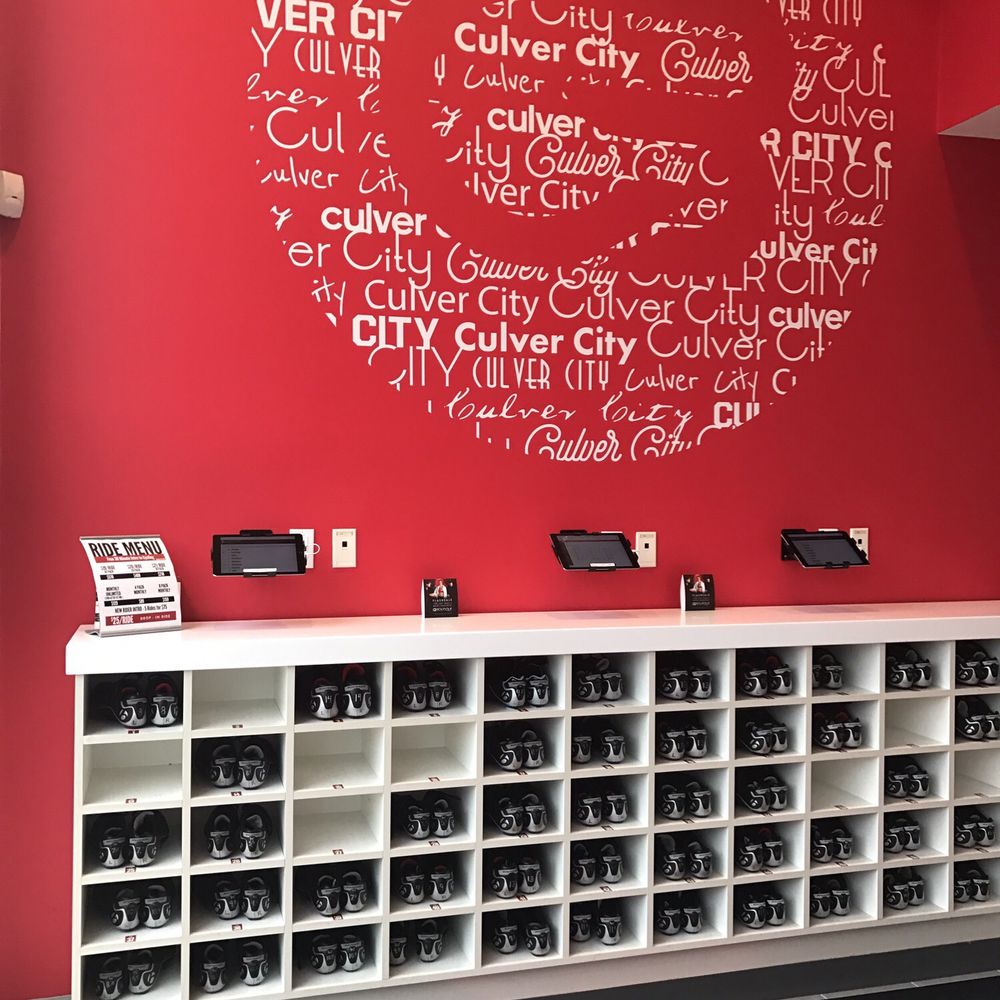 CYCLEBAR - Check-in on tablets, grab your shoes! - Cycling Classes Near Me - Culver City, California CYCLEBAR - Check-in on tablets, grab your shoes! - Cycling Classes Near Me - Culver City, California
