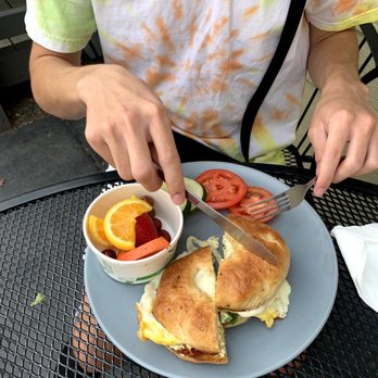 Riverwalk Park Inn Cafe - Pesto bagel - Breakfast & Brunch Near Me - Chelan, Washington Riverwalk Park Inn Cafe - Pesto bagel - Breakfast & Brunch Near Me - Chelan, Washington