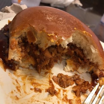 Cowboy Chicken - Tons of sauce and the chicken is like minced meat. Have to eat it with a fork. Not very good. - American Near Me - Baton Rouge, Louisiana
