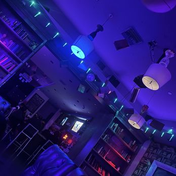 Rabbit Hole - Library setting and oh music in there is amazing had us singing all night 2000 rock  we loved - Lounges Near Me - Alhambra, California