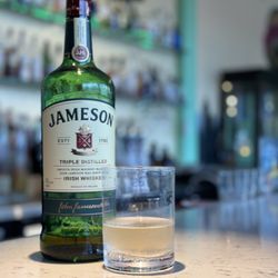 Leeward Bowl Bar & Grill - Green tea shot! #IrishWhiskey