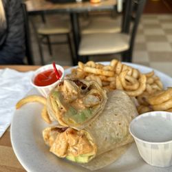 Cronies Sports Grill - Chicken 'D' Light in a wrap.
