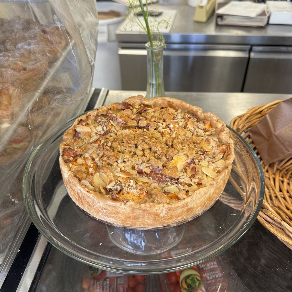 Norimoto Bakery - 8" peach apricot almond tart - Bakeries Near Me - Portland, Maine Norimoto Bakery - 8" peach apricot almond tart - Bakeries Near Me - Portland, Maine