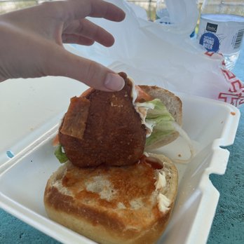 Monticello BBQ - frozen tyson chicken patty. didnt taste like chicken. - Food Trucks Near Me - Carrabelle, Florida Monticello BBQ - frozen tyson chicken patty. didnt taste like chicken. - Food Trucks Near Me - Carrabelle, Florida