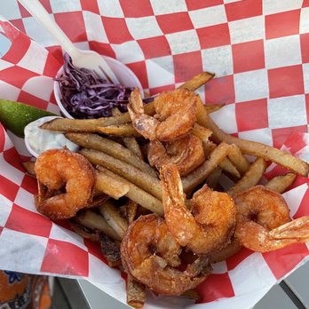 Hideaway Grill at Sunset Lounge - Nasty fried shrimp and fries, definitely not done right. - American Near Me - Key West, Florida Hideaway Grill at Sunset Lounge - Nasty fried shrimp and fries, definitely not done right. - American Near Me - Key West, Florida