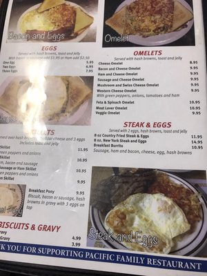 Menu photo 1 Pacific Family Restaurant Pacific, MO Menu photo 1 Pacific Family Restaurant Pacific, MO
