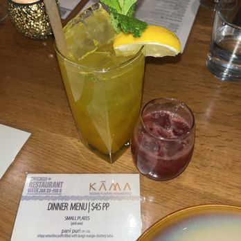 Kama - Wicker Park - Golden elixir mocktail - Indian Near Me - Chicago, Illinois Kama - Wicker Park - Golden elixir mocktail - Indian Near Me - Chicago, Illinois