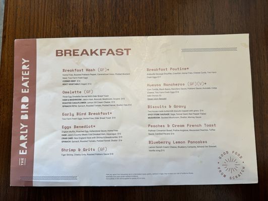 Menu photo 2 The Early Bird Eatery South Bend, IN Menu photo 2 The Early Bird Eatery South Bend, IN