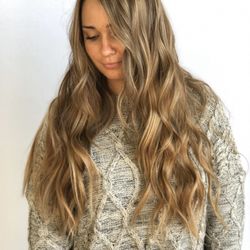 Jared Gomez - Being able to custom color extensions to create a seamless effect without touching her natural hair color!  How cool is THAT????