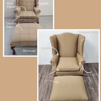 ISAAC'S - Wing Chair recovered by ISAACS UPHOLSTERY. - Furniture Reupholstery Near Me - Geneva, Illinois ISAAC'S - Wing Chair recovered by ISAACS UPHOLSTERY. - Furniture Reupholstery Near Me - Geneva, Illinois