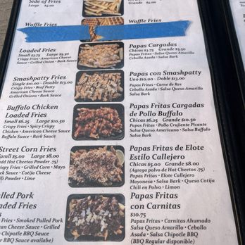 Bulldog Bistro - Menu for fries - Burgers Near Me - Pasco, Washington