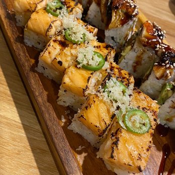 Takara Sushi - Salmon oshi - Sushi Bars Near Me - Burnaby, British Columbia Takara Sushi - Salmon oshi - Sushi Bars Near Me - Burnaby, British Columbia