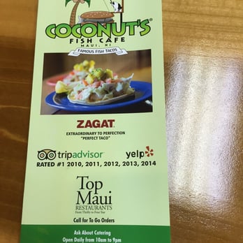 Coconuts Fish Cafe - Seafood Near Me - Kihei, Hawaii Coconuts Fish Cafe - Seafood Near Me - Kihei, Hawaii