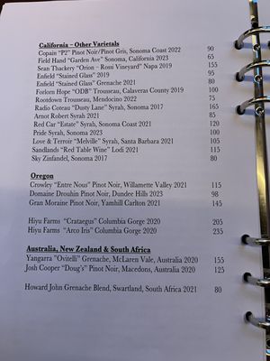 Menu photo 5 Superprime Steakhouse San Francisco, CA