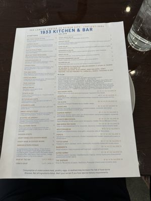 Menu photo 8 1933 Kitchen & Bar Suisun City, CA Menu photo 8 1933 Kitchen & Bar Suisun City, CA