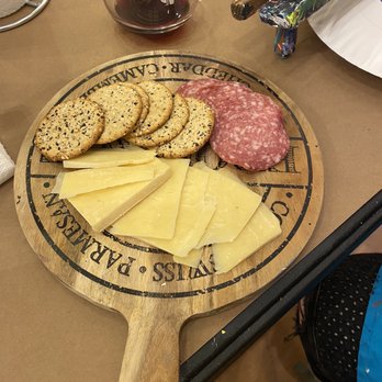 Pinot's Palette - Cheese, crackers, and salami - Paint & Sip Near Me - Brea, California Pinot's Palette - Cheese, crackers, and salami - Paint & Sip Near Me - Brea, California