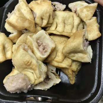 The Wok - Pot stickers that may have been pulled out of the frier a little too soon. - Chinese Near Me - Fallon, Nevada The Wok - Pot stickers that may have been pulled out of the frier a little too soon. - Chinese Near Me - Fallon, Nevada
