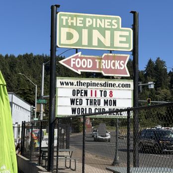 The Pines Dine - Main entry off of HWY 101 - Food Trucks Near Me - Lincoln City, Oregon The Pines Dine - Main entry off of HWY 101 - Food Trucks Near Me - Lincoln City, Oregon