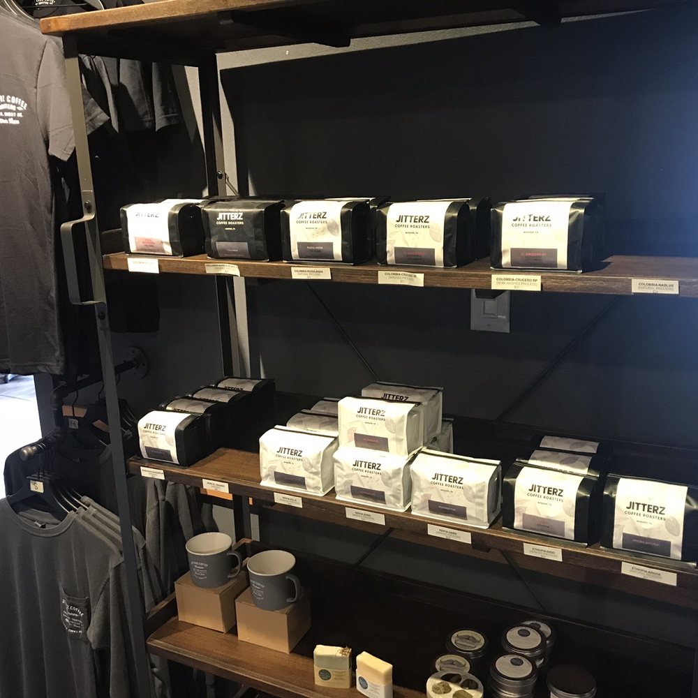 Merchandise and coffee Merchandise and coffee
