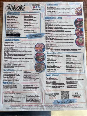 Menu photo 4 kokí Durham, NC