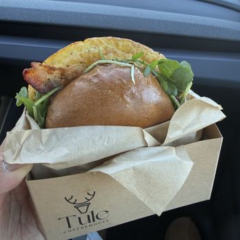 Tule Coffeehouse - Bacon breakfast sandwich - Breakfast & Brunch Near Me - Elk Grove, California Tule Coffeehouse - Bacon breakfast sandwich - Breakfast & Brunch Near Me - Elk Grove, California