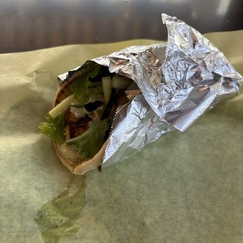 Q's Halal "Mediterranean Comfort" - Chicken gyro - Halal Near Me - Alameda, California