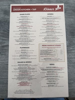 Menu photo 1 Union Kitchen and Tap Encinitas Encinitas, CA Menu photo 1 Union Kitchen and Tap Encinitas Encinitas, CA