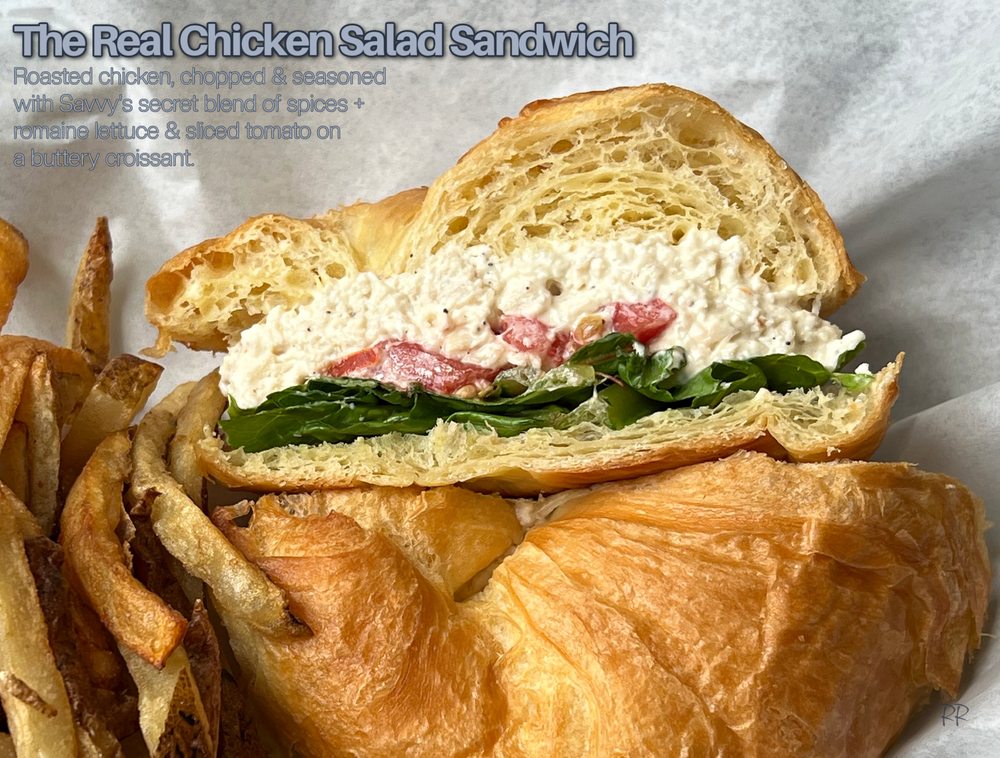 Savvy Cakes and Legendary Sandwiches Logo