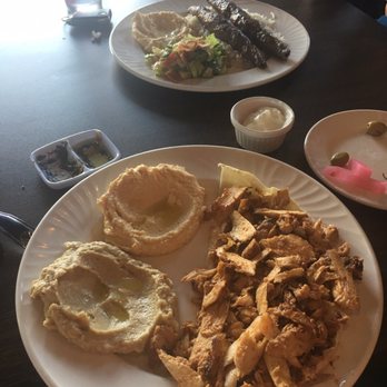 Open Sesame - Chicken schwarma, hummus, & babagaboush - delicious!!! - Lebanese Near Me - Dallas, Texas