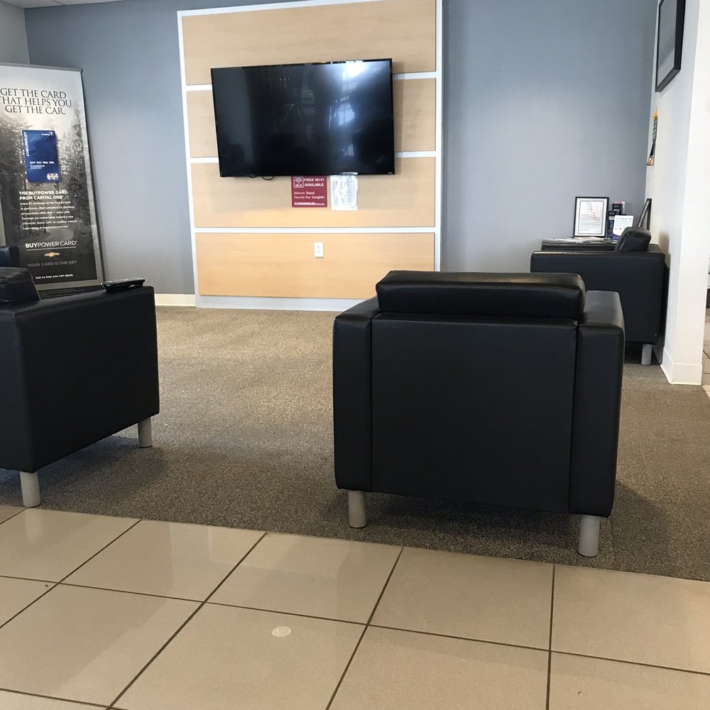 Customer waiting area