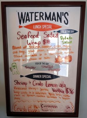 Menu photo 1 Waterman's Surfside Grille Virginia Beach, VA Menu photo 1 Waterman's Surfside Grille Virginia Beach, VA