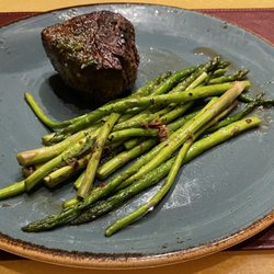 Center Cut - Filet (requested well done). The house salad (not shown) was crunchy and delicious. I had the wedge and defense would order it again.