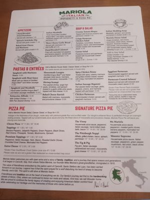 Menu photo 5 Mariola Italian Wooster, OH Menu photo 5 Mariola Italian Wooster, OH