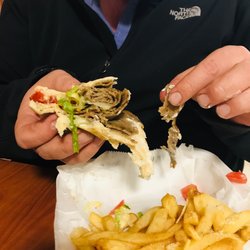 Captain La Fish and Chicken - Gyro is stuffed!