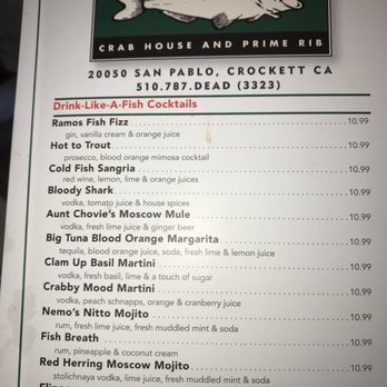The Dead Fish - Time for a drink after a long day! Sangria! - Seafood Near Me - Crockett, California The Dead Fish - Time for a drink after a long day! Sangria! - Seafood Near Me - Crockett, California