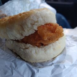 Wendy's - Chicken biscuit with honey