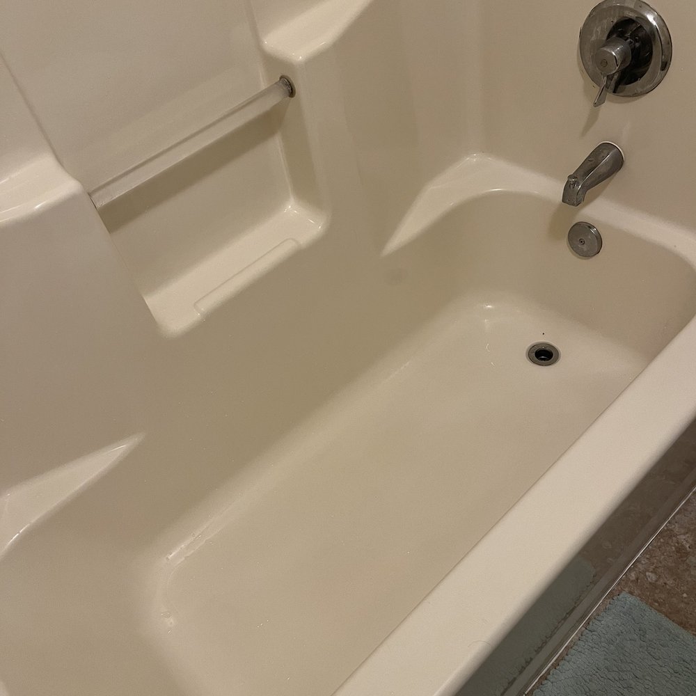 Bathcrest of Mid-Oregon - After bathcrest finish. Mason did impeccable job!!! - General Contractors Near Me - Eugene, Oregon Bathcrest of Mid-Oregon - After bathcrest finish. Mason did impeccable job!!! - General Contractors Near Me - Eugene, Oregon