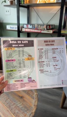 Menu photo 4 Boba Ko Cafe Greensboro, NC