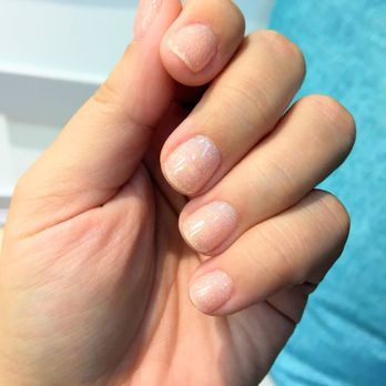 Minty Nail & Spa - Soft Holo SNS Manicure - Nail Salons Near Me - Franklin Square, New York